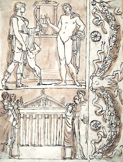 Felice Giani, neoclassical studies